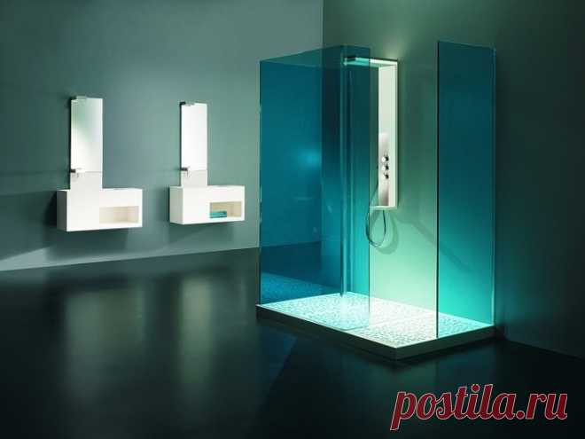 Идеи оформления ванной комнаты с душевой кабинкой
