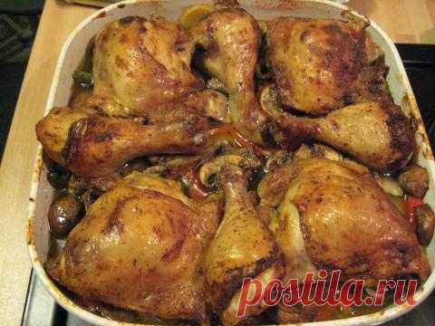 Все в одном горшке – курица с овощами. | 4vkusa.ru