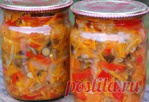 Солянка на зиму с грибами