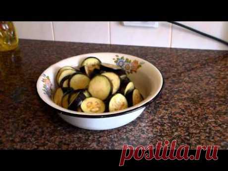 Баклажаны жареные Под чесночным соусом