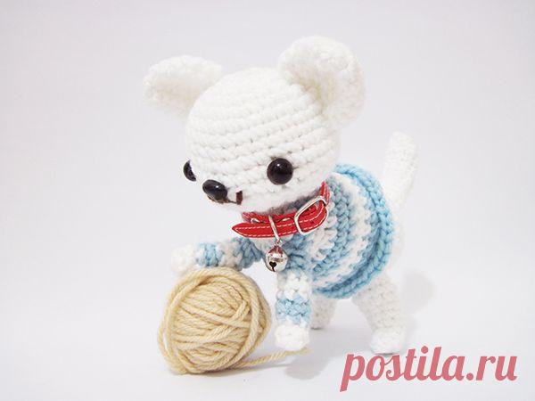 Амигуруми собака