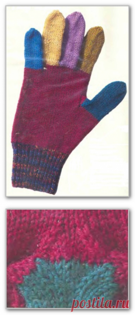 Основы вязания перчаток любых размеров на четырех спицах