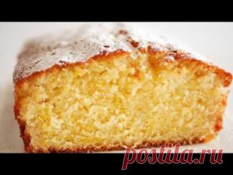 Кекс лимонный. Ароматный, влажный, вкусный.
