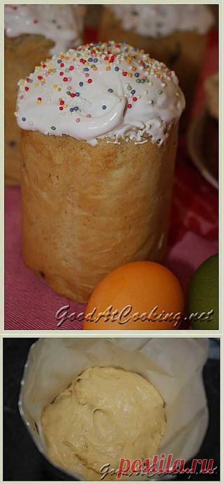 Рецепт пасхального кулича из венского теста с пошаговыми фотографиями | GoodAtCooking.net