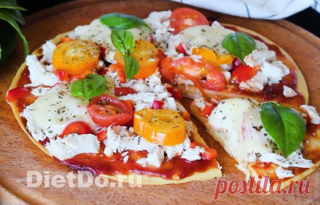 ПП пицца — 11 диетических рецептов с фото на сковороде и в духовке за 10 минут