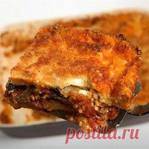 Вегетарианская мусака с сыром рикотта рецепт – вегетарианская еда: закуски