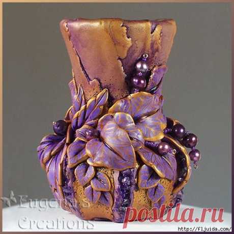 Шикарные работы по керамике и холодному фарфору.