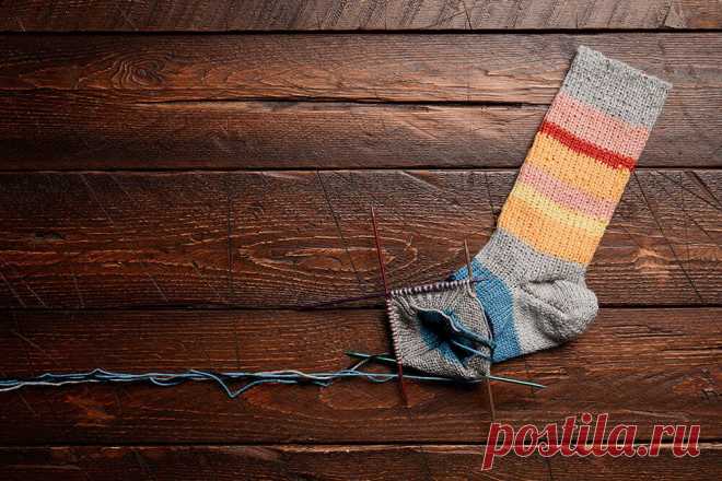 Как вязать носки спицами: инструкция, советы, схемы