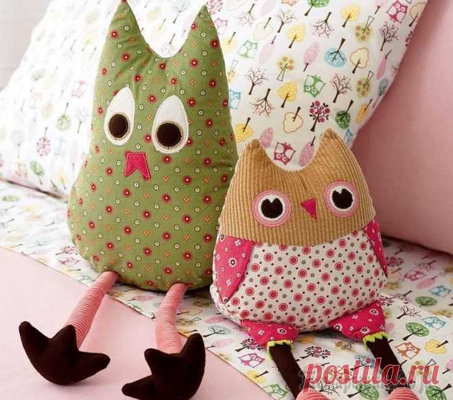Игрушки из ткани – мягкие и теплые подарки