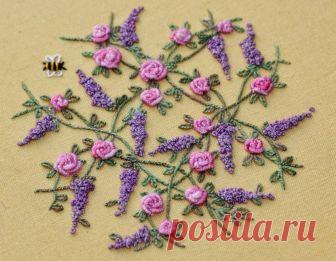 Вышивка рококо для начинающих: делаем на вязаных изделиях по фото подборке | | E-ds.ru
