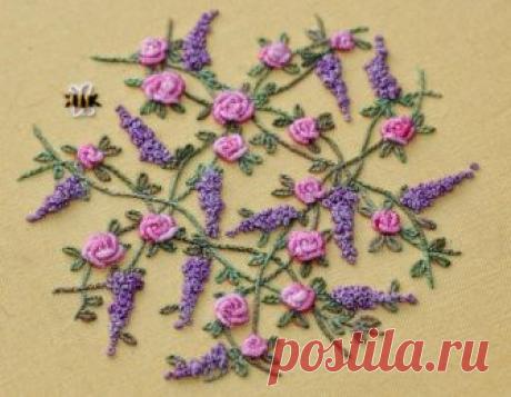 Вышивка рококо для начинающих: делаем на вязаных изделиях по фото подборке | | E-ds.ru