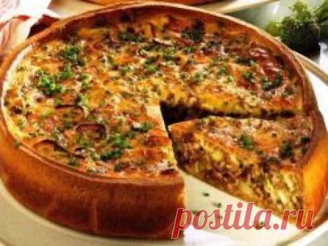 Пирог с мясом – рецепт