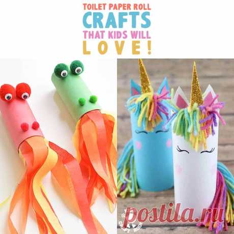 Toilet Paper Roll Crafts The Kids Will Love! - The Cottage Market These Toilet Paper Roll Crafts are going to be a hit with the Kids!  There are so many fun creations that can be made in a snap!  Requires little clean-up to!