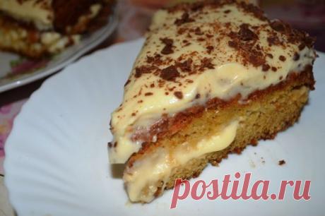 Быстрый бисквитный торт из киселя | ГОТОВИМ ВКУСНО И ПО-ДОМАШНЕМУ