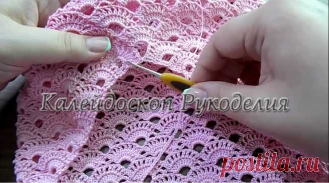 летняя майка топ крючком видео | Калейдоскоп Рукоделия