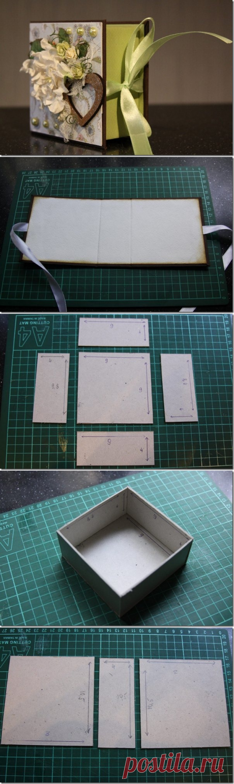 ​Коробочка в виде книги — Сделай сам, идеи для творчества - DIY Ideas