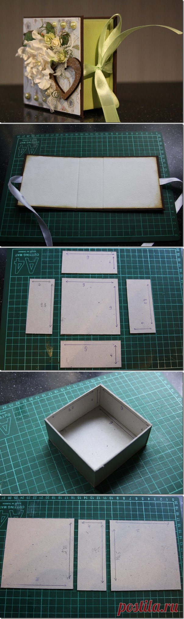 ​Коробочка в виде книги — Сделай сам, идеи для творчества - DIY Ideas