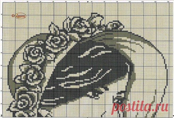 Монохромная вышивка / Рукоделие