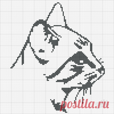Схемы котов для вязания и вышивки — Сделай сам, идеи для творчества - DIY Ideas