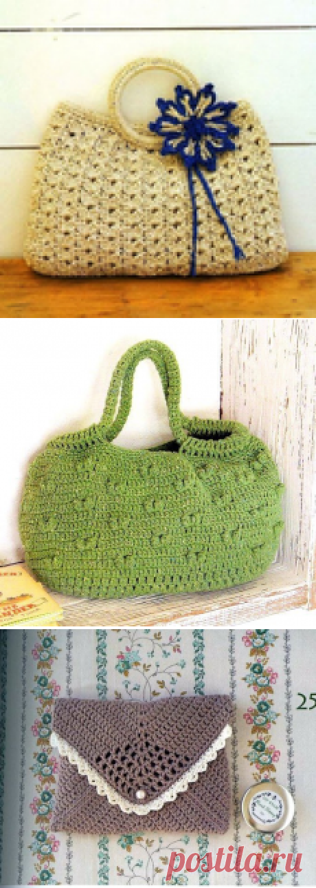 Вязание: сумочки на лето