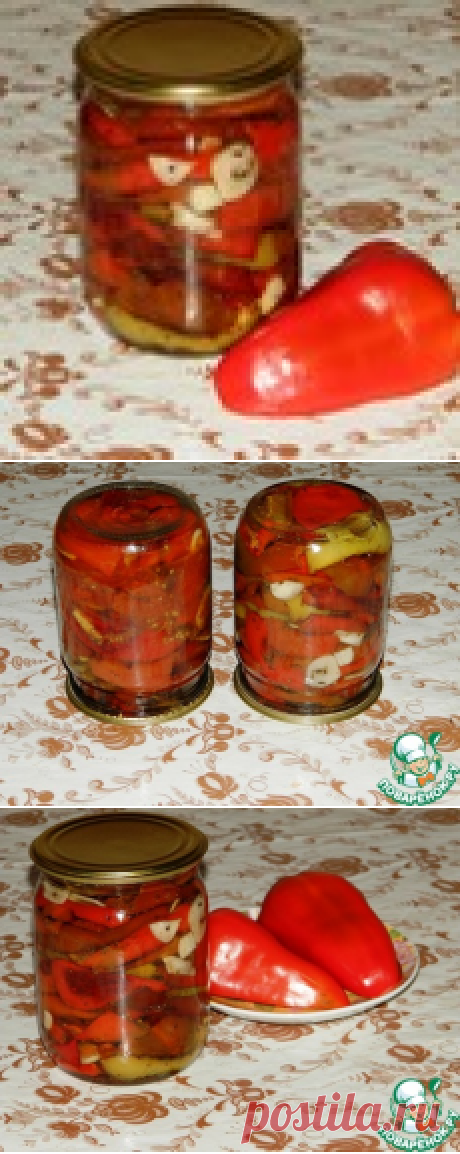 Вяленый болгарский перец на зиму - кулинарный рецепт