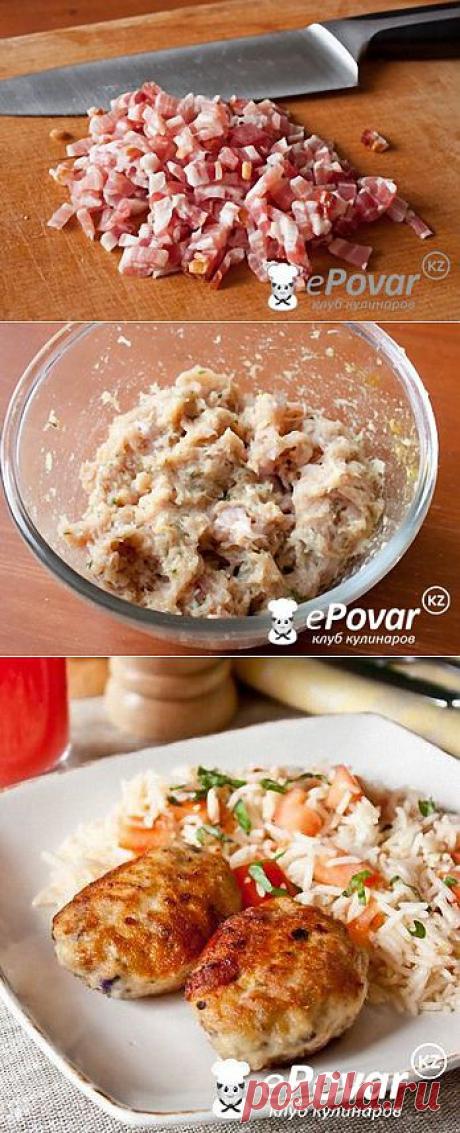 Куриные котлеты с беконом и базиликом — Рецепт приготовления с фото — Горячие блюда, Блюда из фарша