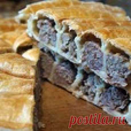 Мясной пирог «Спиральная галактика» Кулинарный рецепт