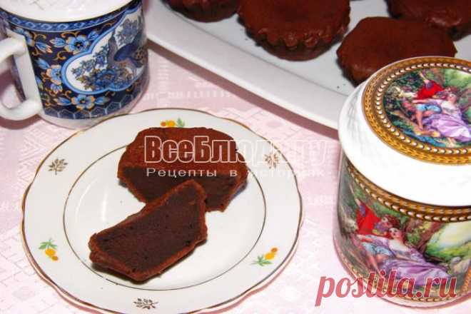 Шоколадные кексы, рецепт с пошаговыми  | Все Блюда