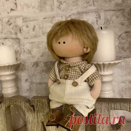 Текстильная кукла Интерьер кукла кукла ручной работы | Etsy