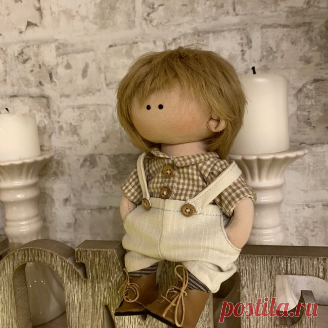 Текстильная кукла Интерьер кукла кукла ручной работы | Etsy