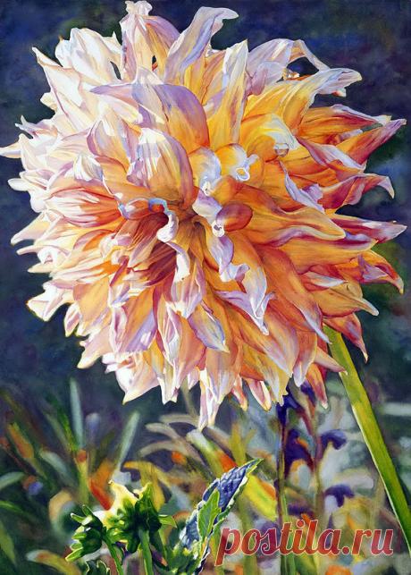 &gt;Я в цветущем весеннем саду вам душистую розу найду! Акварели Cara Brown