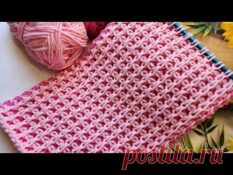Summer 2024 ~ Magic Braids: Two-Color Tunisian Crochet Pattern - Easy One-Row Color Technique