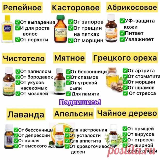 Сохраняйте полезную информацию про масла и используйте 👍