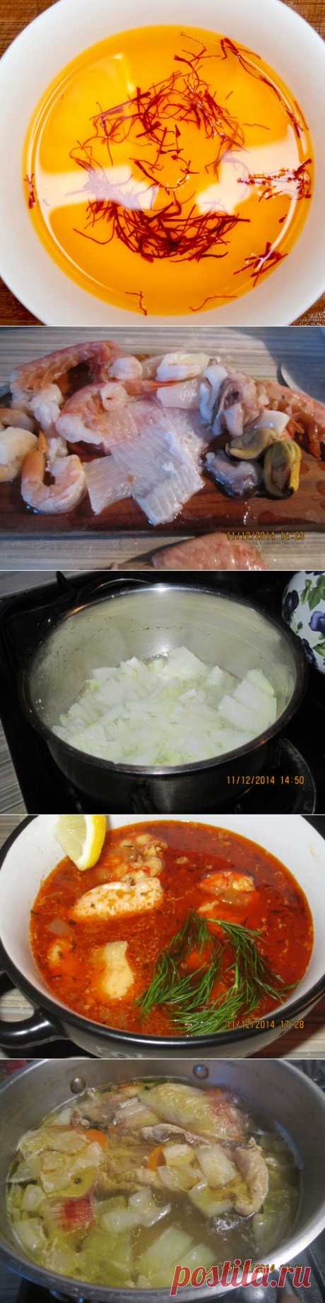 Рыбный суп (необычный)  с морепродуктами