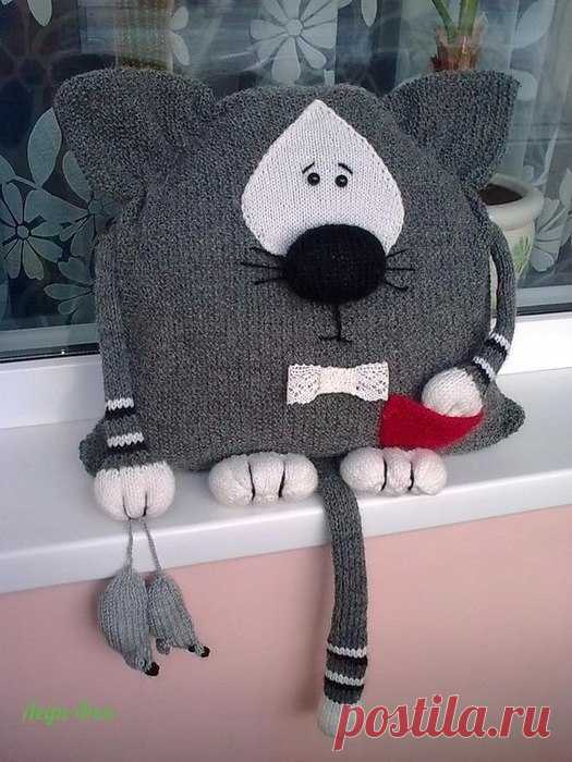 Забавные котоподушки: идеи — DIYIdeas