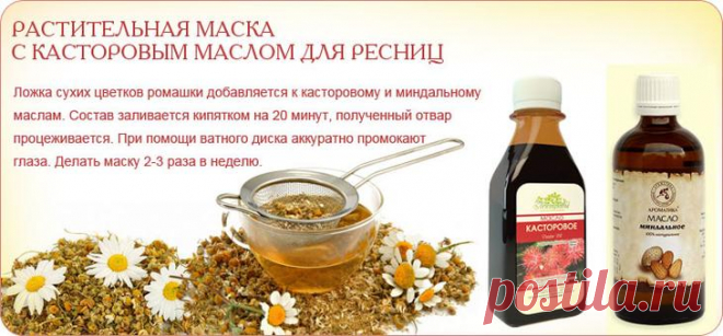 Применение касторового масла для ресниц