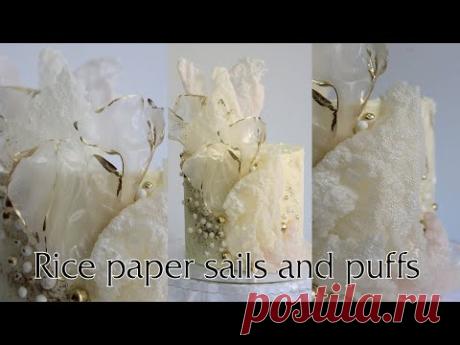 How to make rice paper sails and puffs