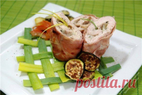 ОЧЕНЬ НЕЖНЫЙ  Куриный рулет .