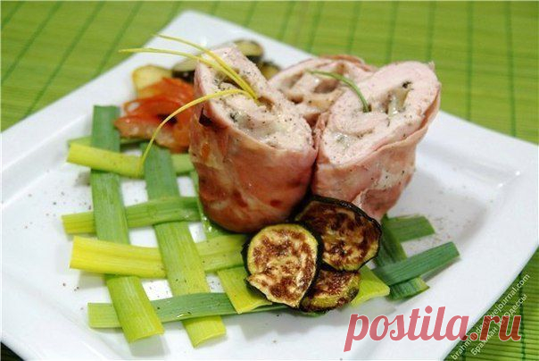 ОЧЕНЬ НЕЖНЫЙ  Куриный рулет .