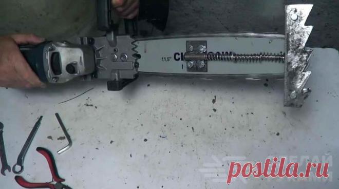 Приспособление для работы с деревом на базе УШМ В данном обзоре автор показывает, как сделать своими руками приспособление для работы с деревом на базе маленькой болгарки (УШМ). При помощи данного