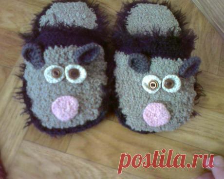 Тапочки-мышки 20.03.2011