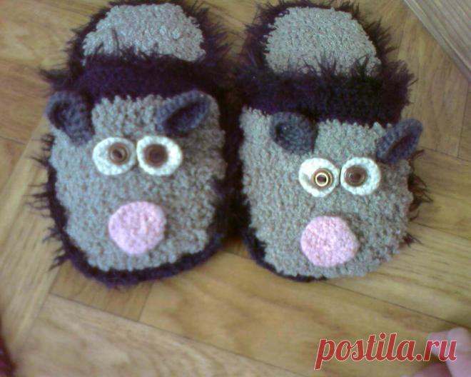 Тапочки-мышки 20.03.2011