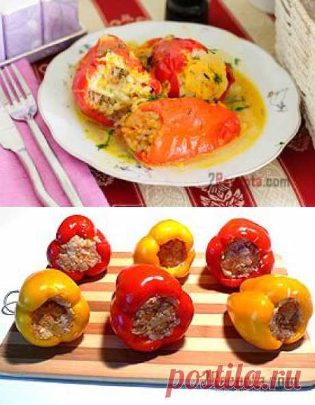 Рецепт: Фаршированные перцы - пошаговый фото рецепт приготовления
