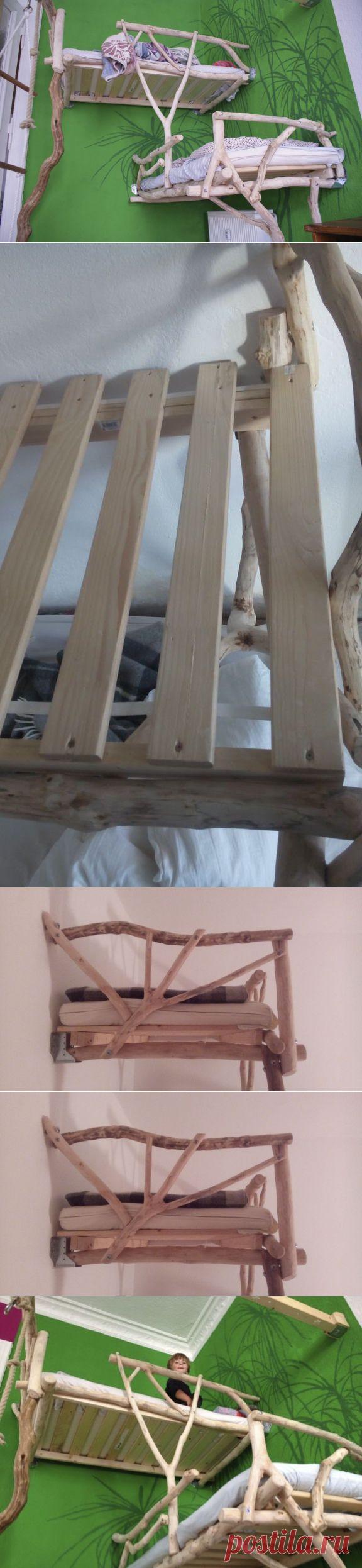 Оригинальная детская двухъярусная кровать своими руками | Своими руками