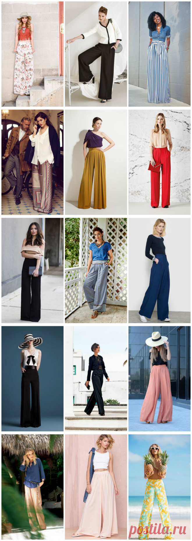 5 причин сшить брюки-палаццо этим летом / Мода / Burdastyle