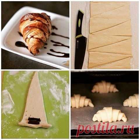 #КулинарныйБлог_Завтрак
🍴Круассаны✨
🌟Круассаны на завтрак – это классика. Что может быть вкуснее свежего горячего воздушного круассана? Предлагаю вам рецепт классических круассанов.
Вы ещё ни разу не делали круассаны? Готовить самим тесто, провозиться весь день на кухне....сложно.
Сложно? Круассаны из готового слоеного теста - отличная альтернатива!