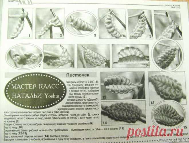 Элемент фриформ – Листочек | Уголок Yoshta