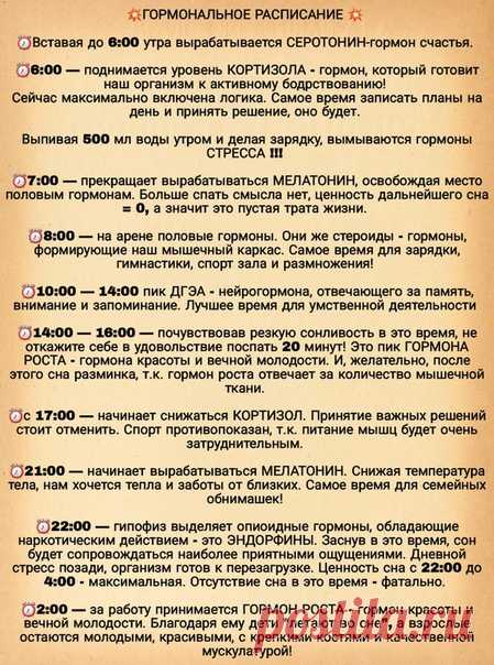 Про гормоны. Оказывается у гормонов тоже есть 