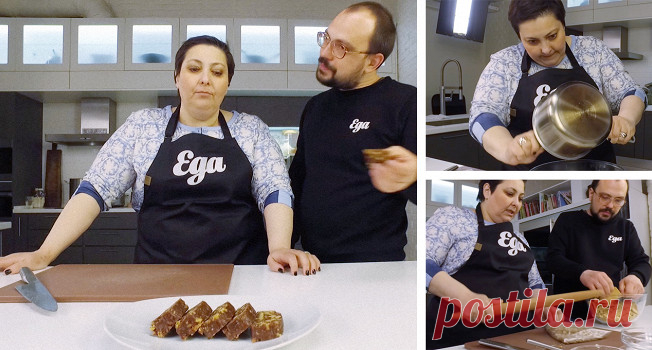 Как сделать шоколадную колбасу – «Еда»