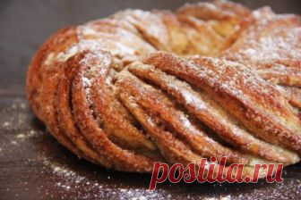 Хрустящая корочка снаружи и мягкая внутри… Эстонская выпечка с корицей — Готовим дома
